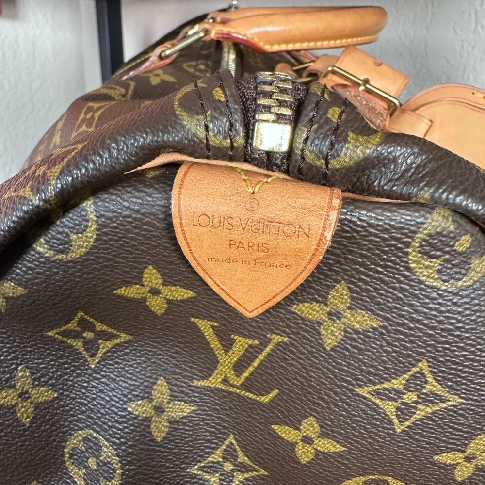 Authentic 1993 Louis Vuitton Monogram Carryall 50 Duffel Bag